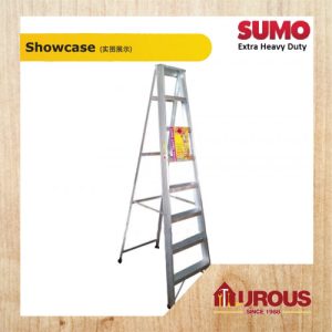 Alternative view of SUMO HEAVY DUTY HARDNESS ALUMINIUM SINGLE SIDED LADDER / TANGGA LIPAT ( STEPS 4,5,6,7 )