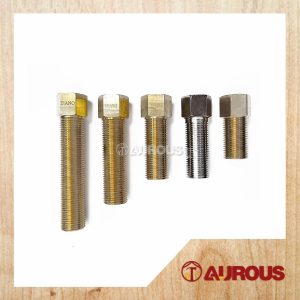 COPPER / STAINLESS STEEL MALE FEMALE 1/2” THREADED CONNECTOR EXTENSION ADAPTOR FOR FAUCET TAP & MIXER (35MM/50MM/70MM/95MM)
