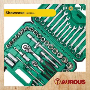 TUOSEN 61PCS 1/4" & 1/2" AUTOMOTIVE SPANNER SOCKET AND HAND TOOL ACCESSORIES RATCHET SET (61-1) - Image 3