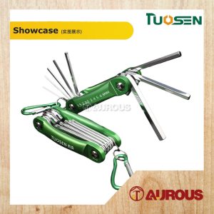 Alternative view of TUOSEN 8PCS FOLDABLE HEX / TORX KEY SET (18597 / 12281 / 12298)
