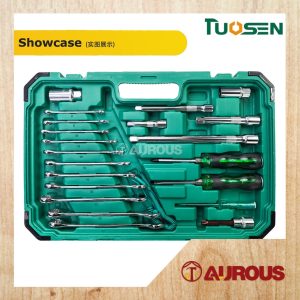 TUOSEN 121 PCS 1/4" 3/8" 1/2" AUTOMOTIVE SPANNER SOCKET AND HAND TOOL RATCHET ACCESSORIES SET (121-1) - Image 4