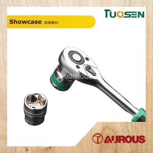 Alternative view of TUOSEN QUICK RELEASE RATCHET WRENCH WITH CHROME SPANNER SOCKET SET (1/2'' - 101396 / 3/8'' - 101400)