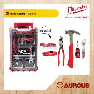 Alternative view of [LIMITED EDITION] MILWAUKEE PACKOUT COMPACT ORGANIZER 48-22-8435 COMBO (7 IN 1 / 8 IN 1)