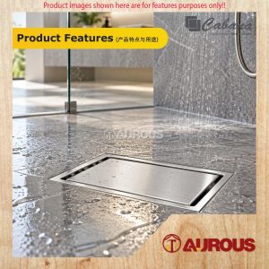 CABANA STAINLESS STEEL 304 FLOOR GRATING / FLOOR TRAP (150x150MM) (CB6408-NL/CB6408-BL/CB6408-GY/CB6409-RG/CB6409-GM) - Image 8
