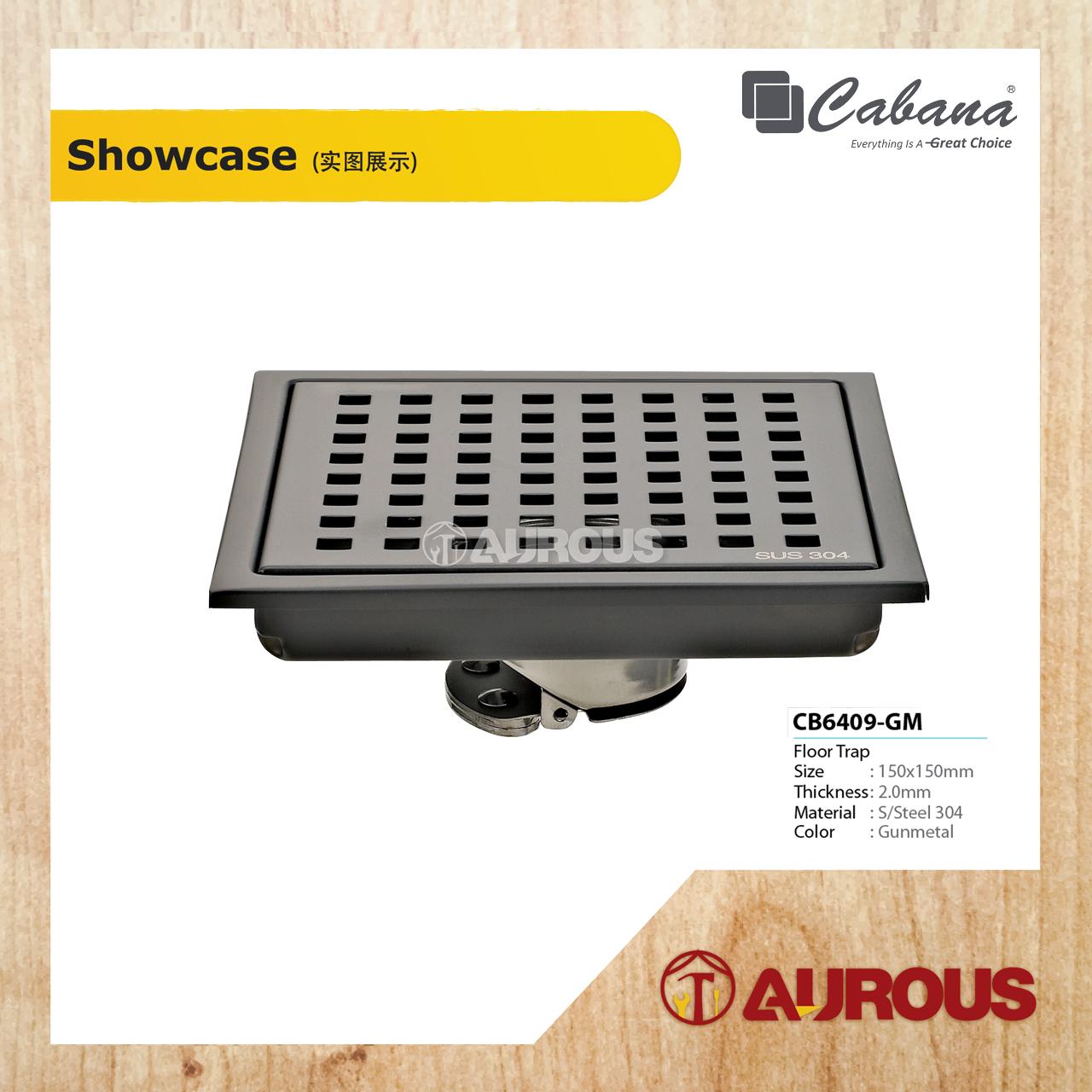 CABANA STAINLESS STEEL 304 FLOOR GRATING / FLOOR TRAP (150x150MM) (CB6408-NL/CB6408-BL/CB6408-GY/CB6409-RG/CB6409-GM) - Image 6
