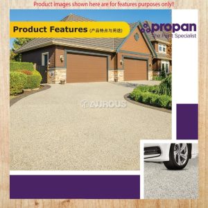 Alternative view of PROPAN WATER BASED DECOFLOOR & DECOWALL ACRYLIC DECORATIVE SLIP RESISTANT COLORED COATING (3KG BASIC COAT + 1KG FLAKE)