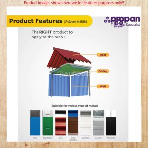 PROPAN COATING DIRECT TO METAL SENGKOTE DTM CAT SENG & GALVANIS TANPA PRIMER (1KG / 4KG) - Image 4