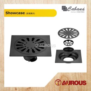 CABANA STAINLESS STEEL 304 FLOOR GRATING / FLOOR TRAP (150x150MM) CB6635-NL / CB6635-BL - Image 3