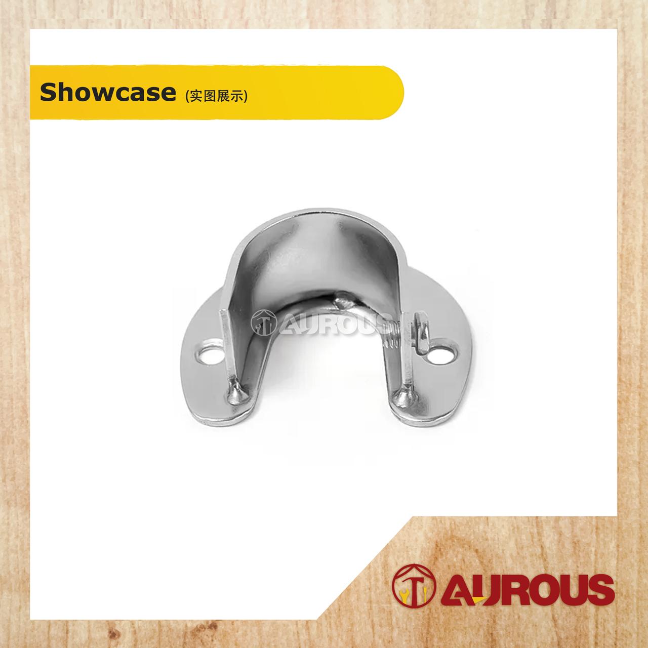 1 UNIT-STAINLESS STEEL 304 U SHAPE HANGING END TYPE TOWEL ROD HOLDER (22MM) - Image 3