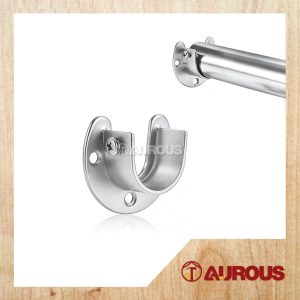 1 UNIT-STAINLESS STEEL 304 U SHAPE HANGING END TYPE TOWEL ROD HOLDER (22MM)